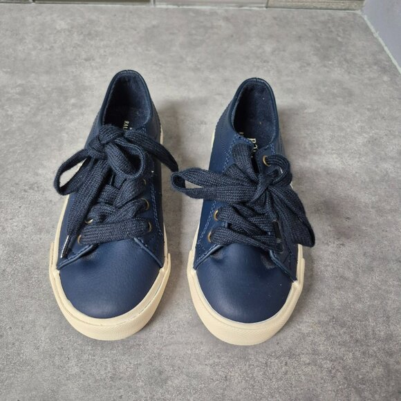 Polo Ralph Lauren Navy Blue Sneakers Boys size 12 - Picture 2 of 6